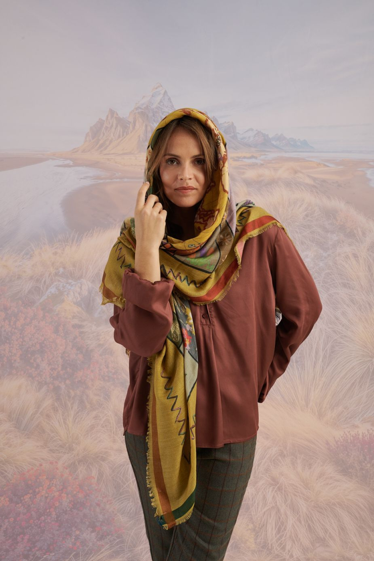 Grand carré MARTHE en Laine