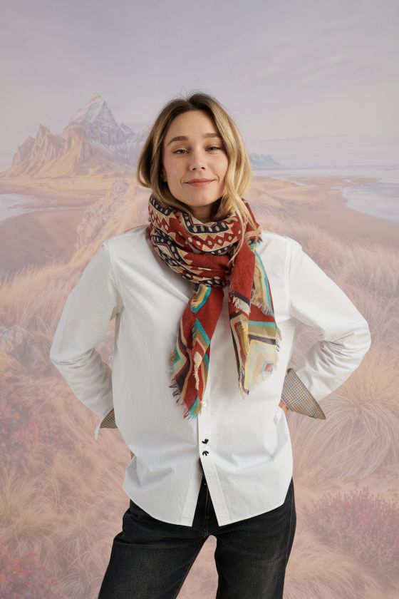 Grand carré NATH en Laine pour Femme | Storiatipic