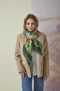 Grand carré SOPHIE BIG en Soie pour Femme | Storiatipic