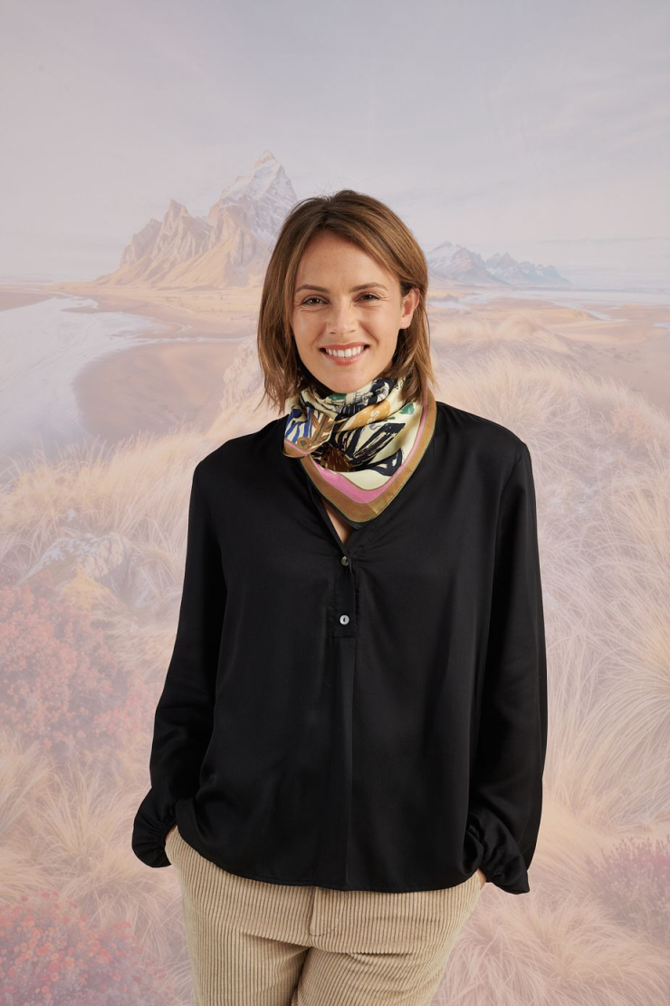 Petit carré TALLIE en Soie pour Femme | Storiatipic