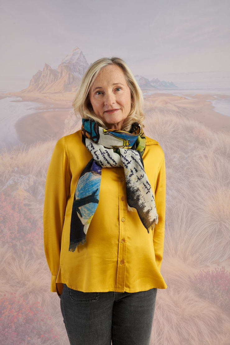 Écharpe GOLDEN en Laine pour Femme | Storiatipic