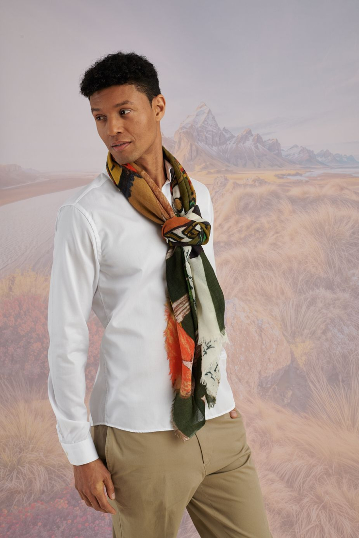 Écharpe GOLDEN en Laine pour Femme | Storiatipic