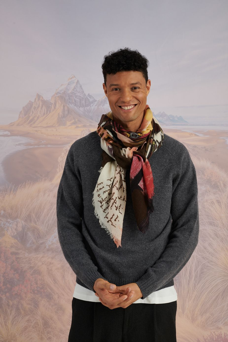 Écharpe GOLDEN en Laine pour Femme | Storiatipic