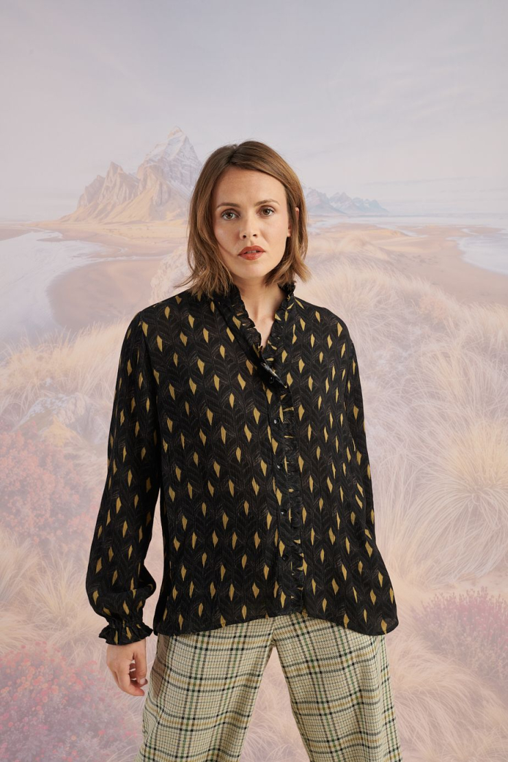 Blouses & Chemises CHLOE ART DECO en Rayon pour Femme | Storiatipic