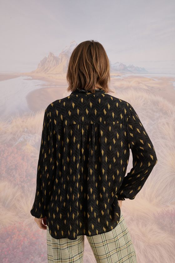 Blouses & Chemises CHLOE ART DECO en Rayon pour Femme | Storiatipic