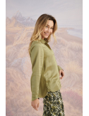 FRAN SATIN Blouses & Chemises