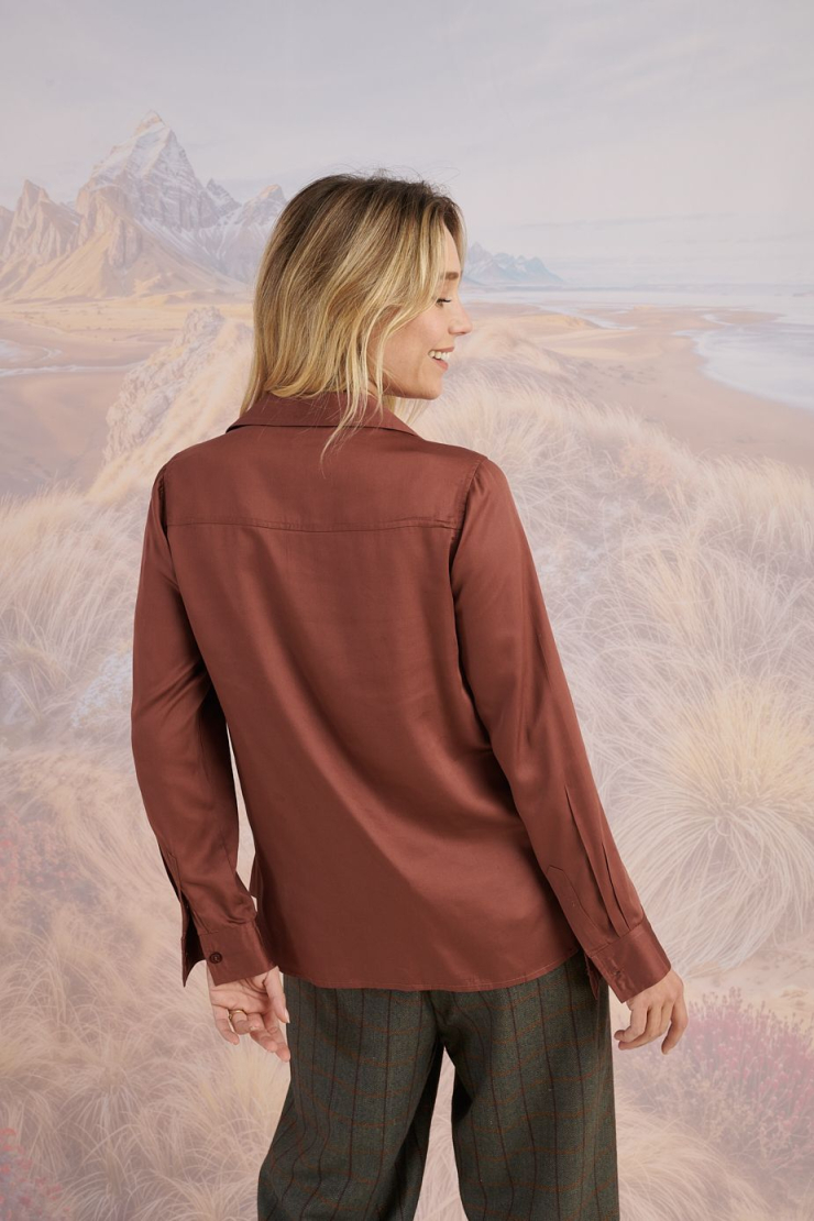 Blouses & Chemises FRAN SATIN en Modal