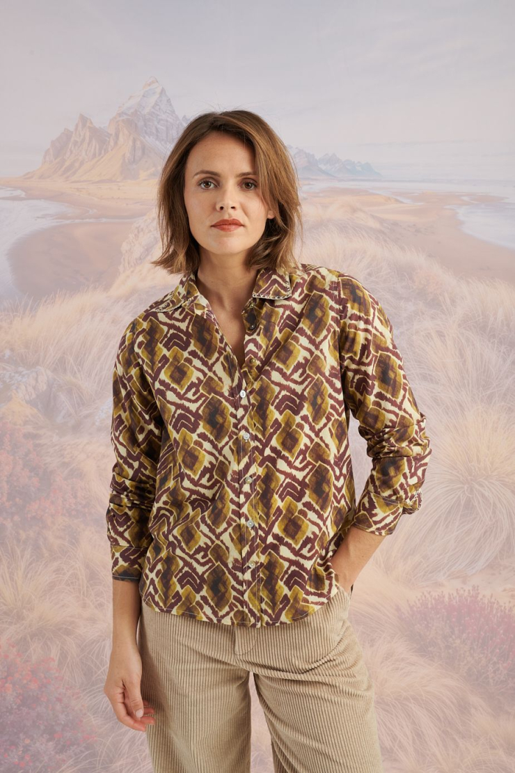 Blouses & Chemises FRAN TERRA en Coton pour Femme | Storiatipic