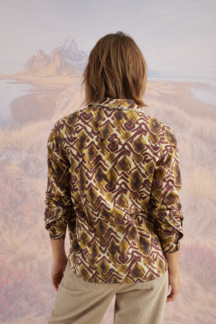 Blouses & Chemises FRAN TERRA en Coton pour Femme | Storiatipic