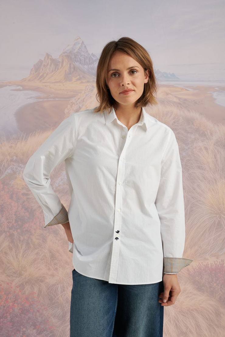 Blouses & Chemises JULES POPELINE en Coton pour Femme | Storiatipic