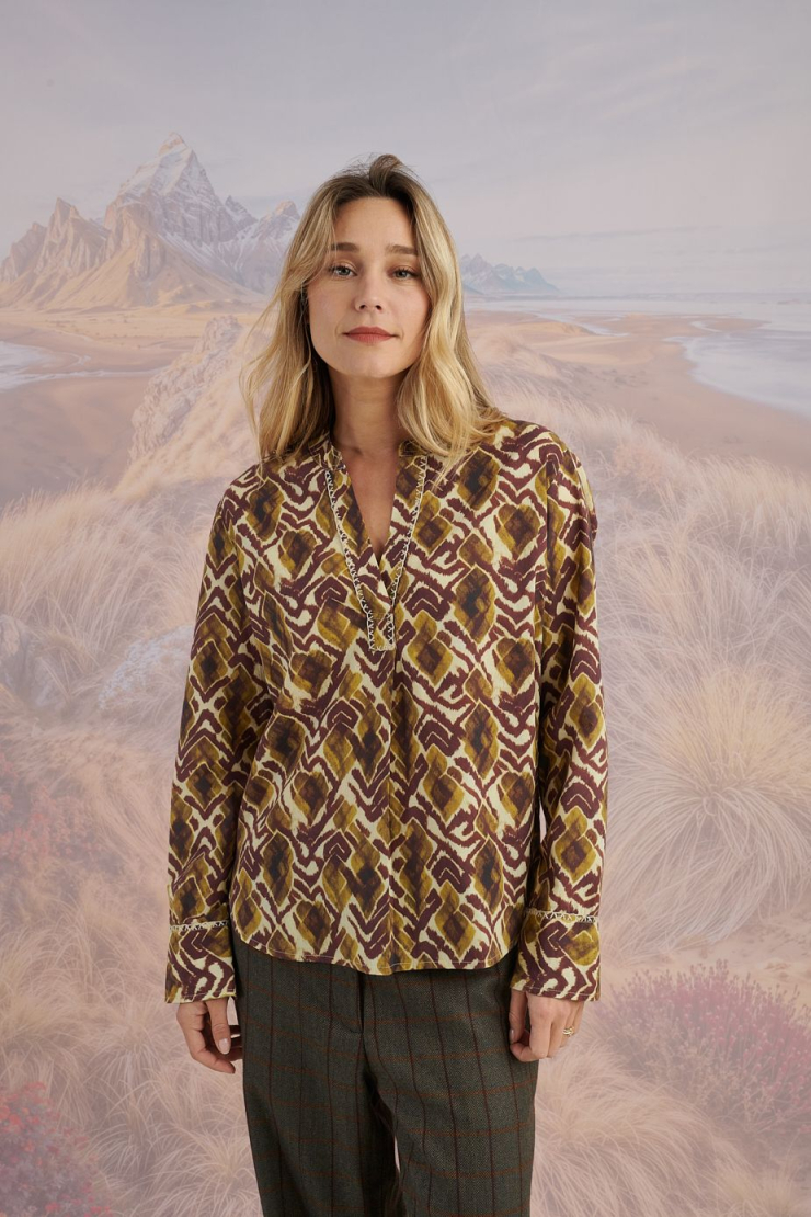 Blouses & Chemises MILA TERRA en Coton pour Femme | Storiatipic