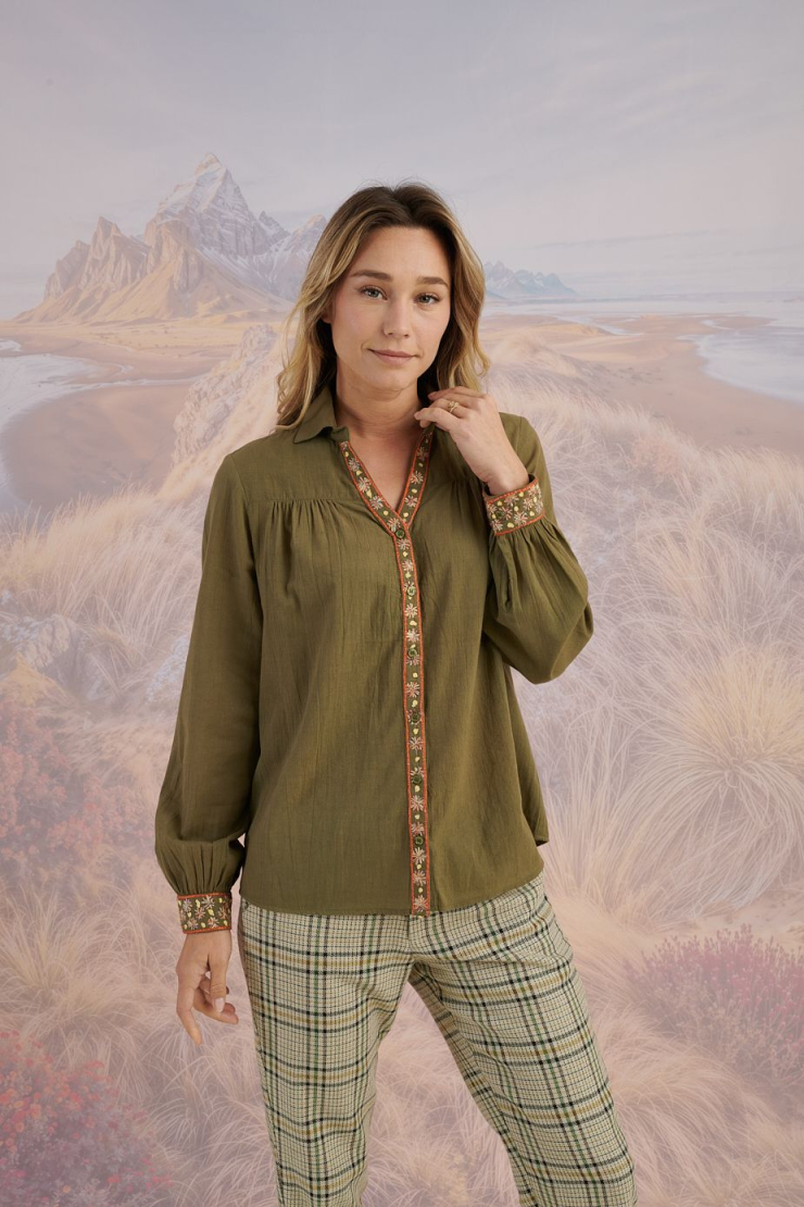 Blouses & Chemises NINA UNI en Coton pour Femme | Storiatipic