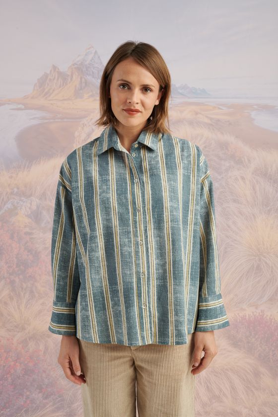 Blouses & Chemises PIA STRIPES en Coton pour Femme | Storiatipic