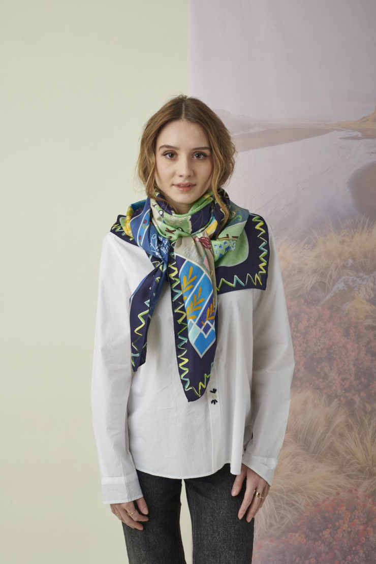 SOPHIE BIG Large Square - Blue