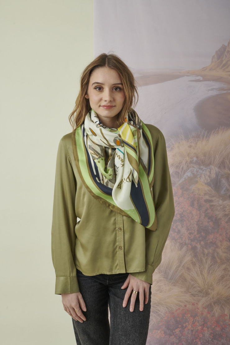 TALLIE BIG Grand carré - Gray