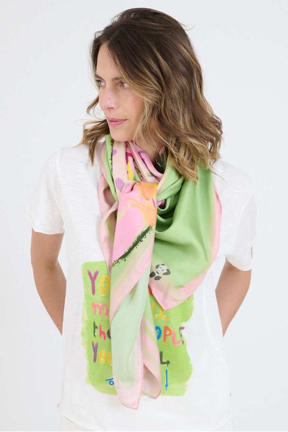 Grands carrés HEART BIG - Rose