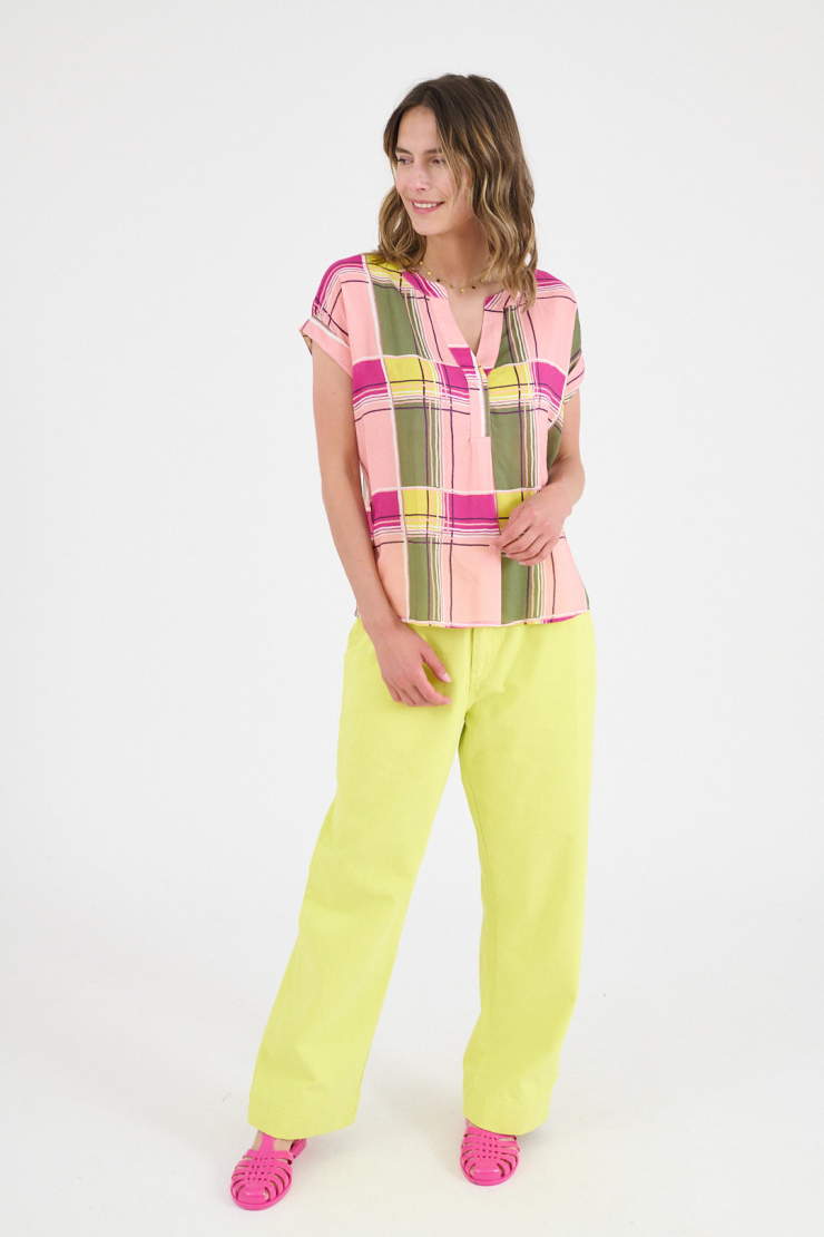 Ana Ayo Blouse - Rose