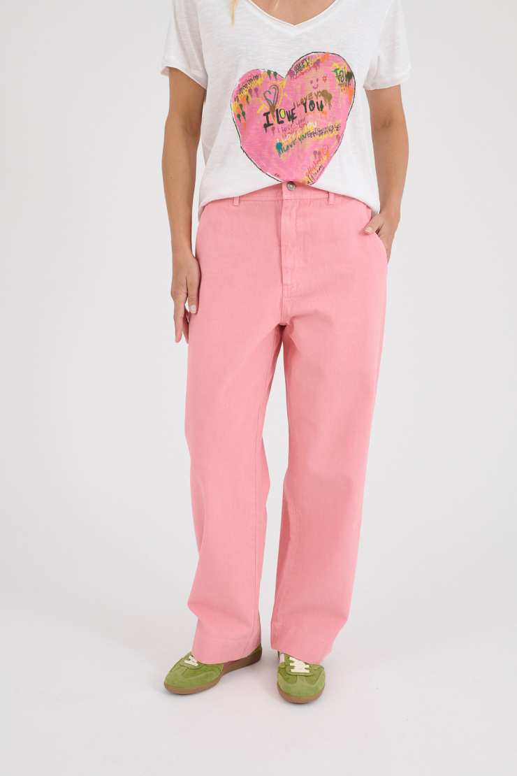 Pantalones AXEL TWILL - Rosa