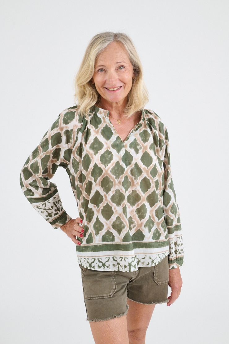 Blouse Iris Tiffany - Green