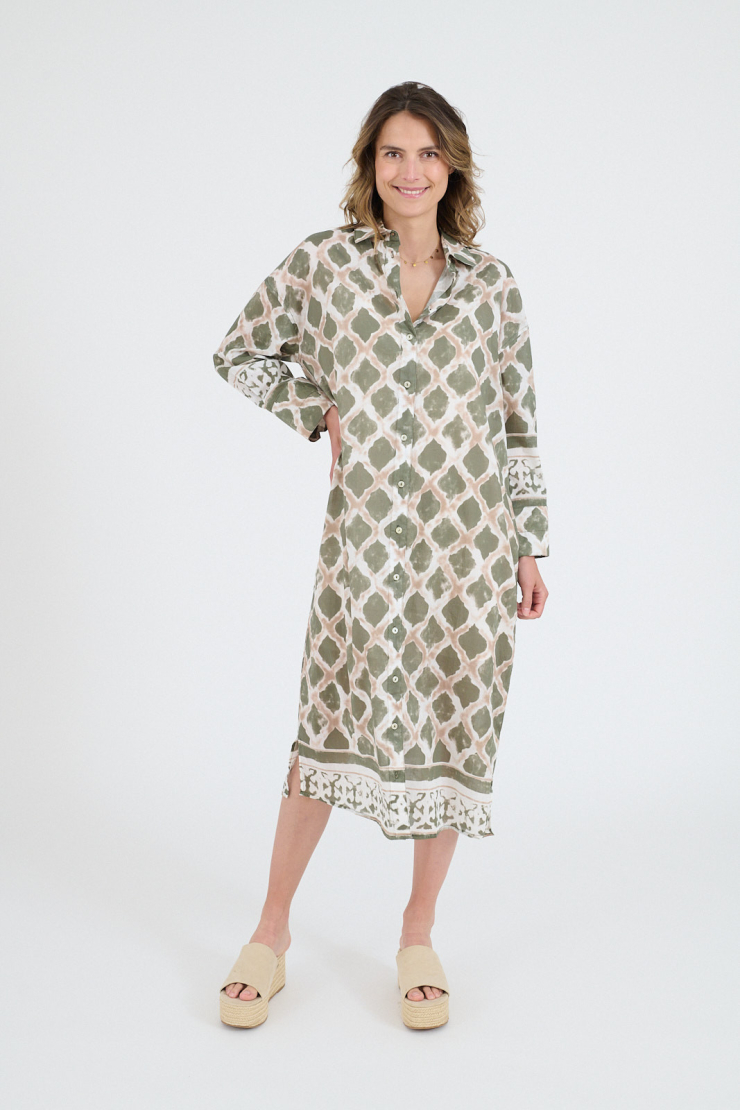 Sana Tiffany Dress - Green