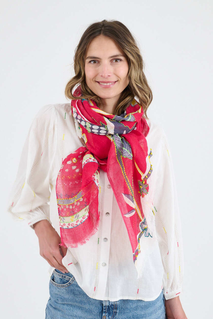ALISON Scarf - Rose