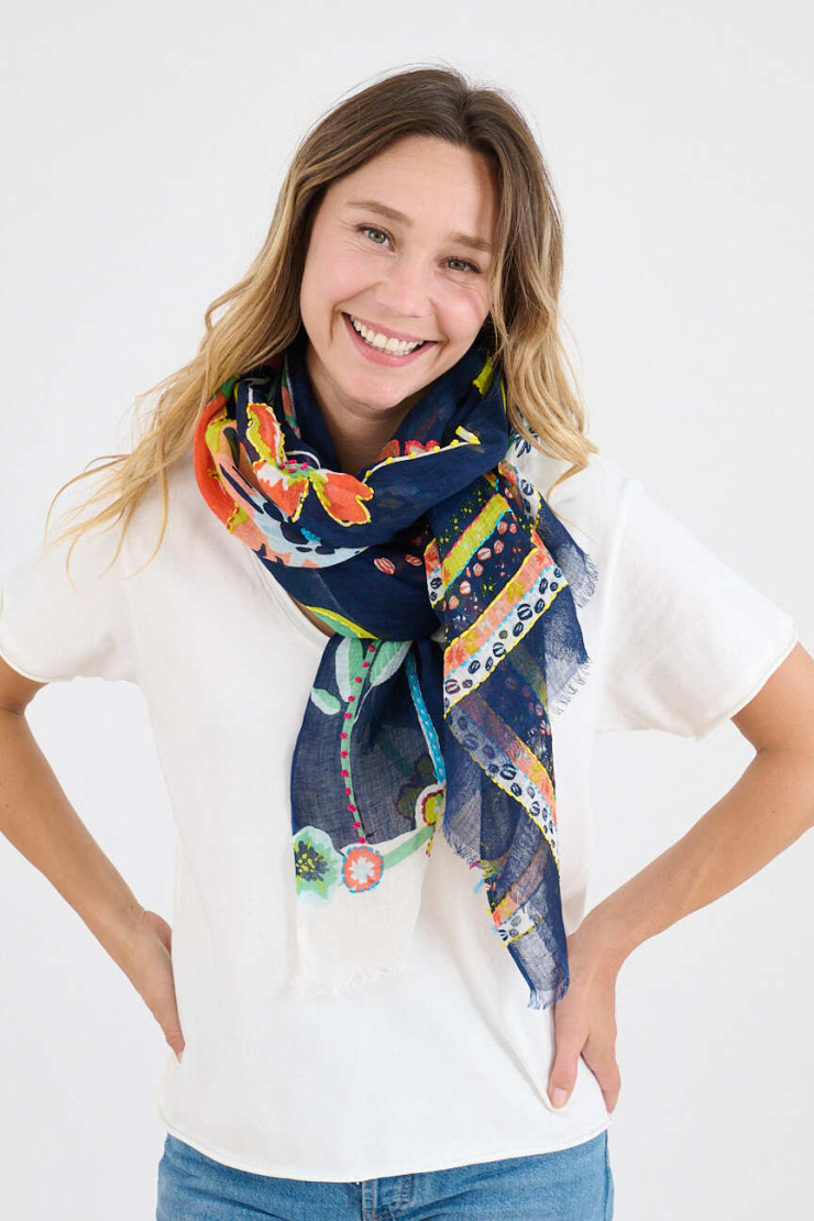 ALISON Scarf - Blue