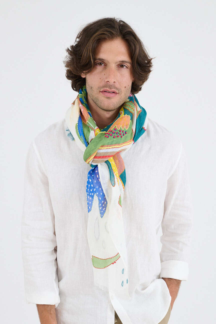 AMÉLIE Scarf - White