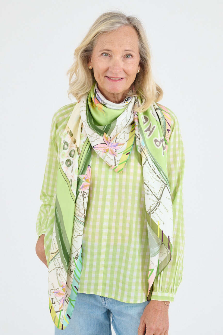 Large square Dora Big - Green