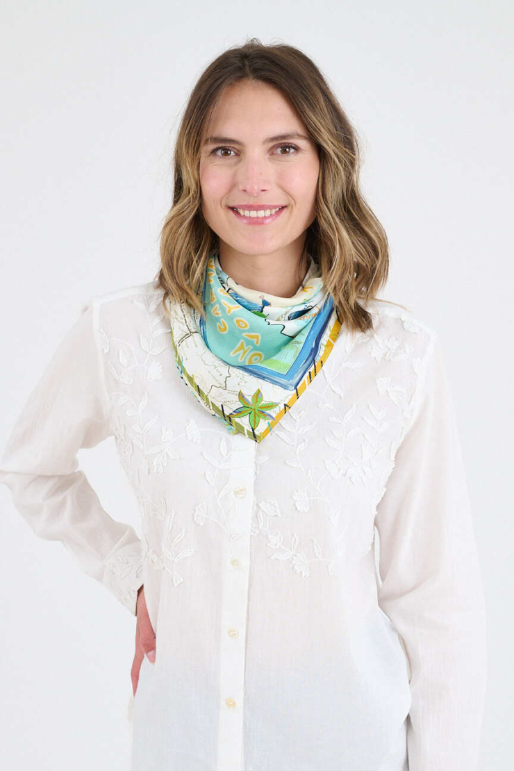 DORA SMALL Cuadrados - Azul