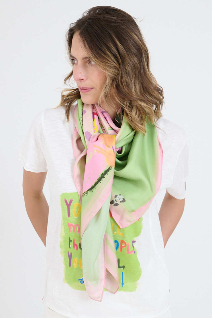 Gran cuadrado CORAZÓN GRANDE - Rosa