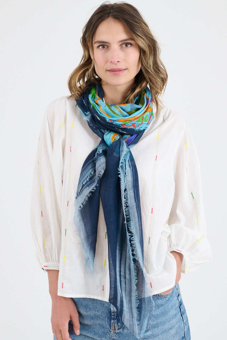 Large square Heart Max - Blue