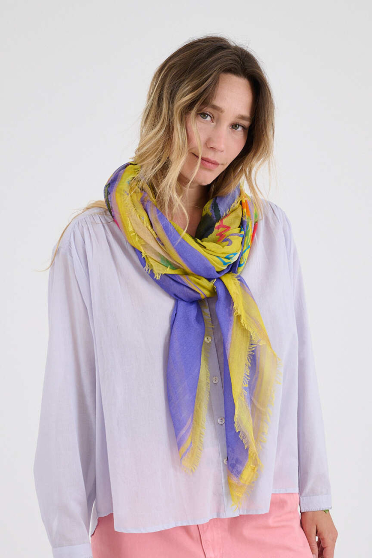 Large square Heart Max - Yellow