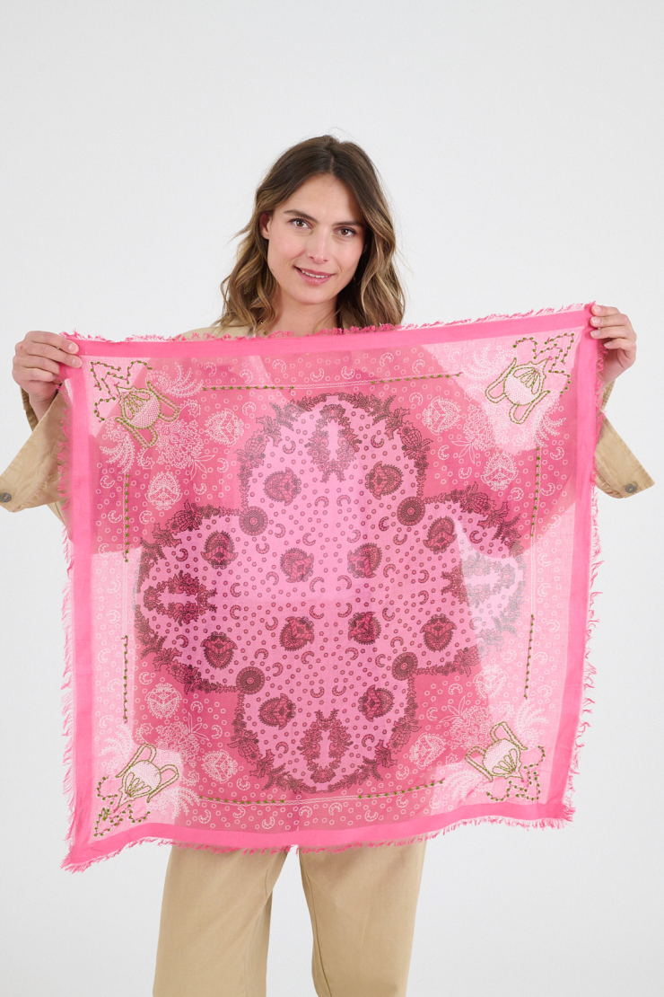 JUDY Small Squares - Rose