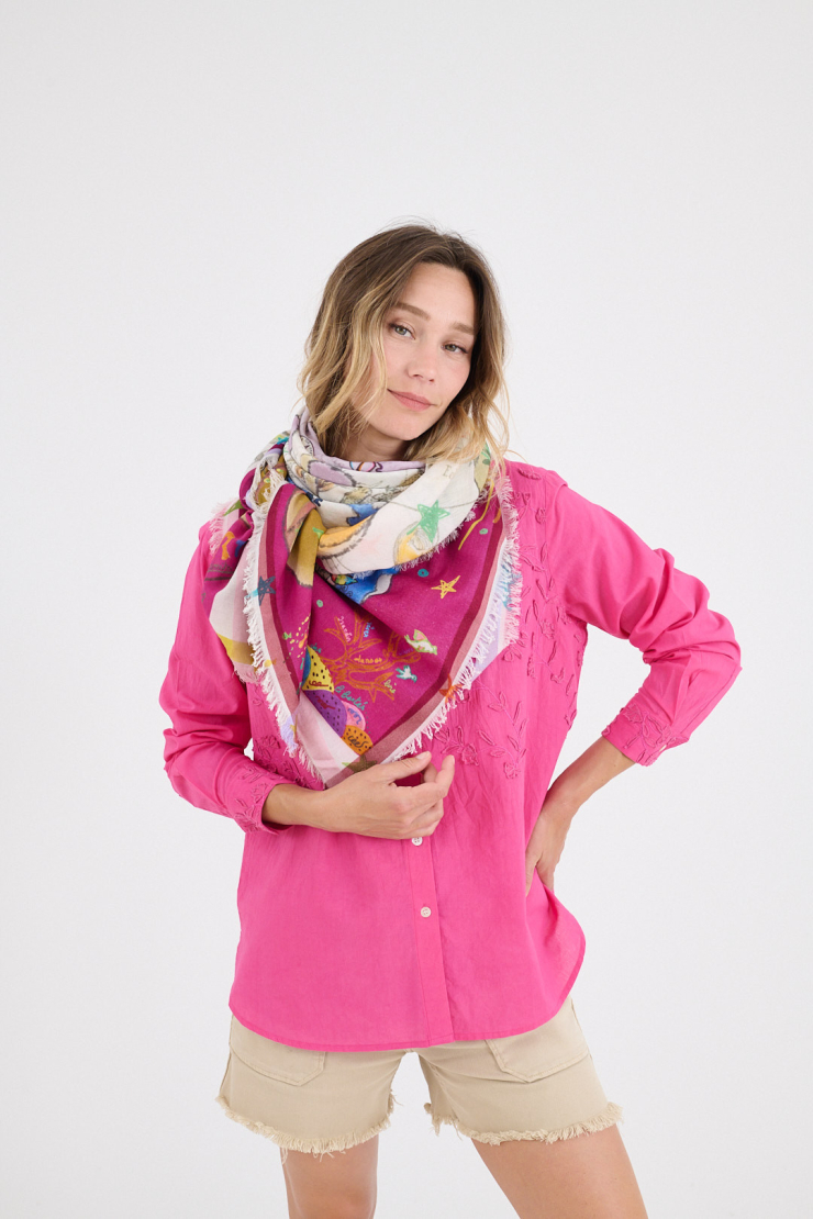 Large square LUNA MAX - Rose