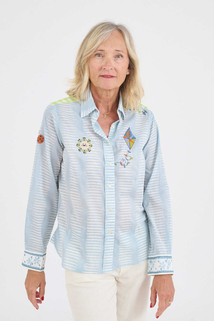 Camisas FRAN ELLE - Azul