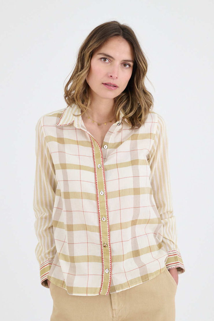 Camisas FRAN LUDO - Beige