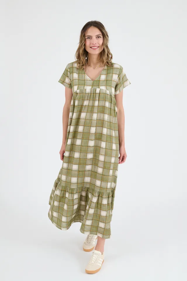 ALMA IBIS Cotton Dresses for Women | Story Topic