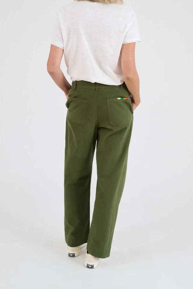 AXEL TWILL Cotton Women's Trousers | Story Topic