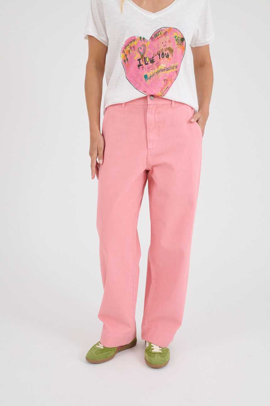 AXEL TWILL Cotton Women's Trousers | Story Topic