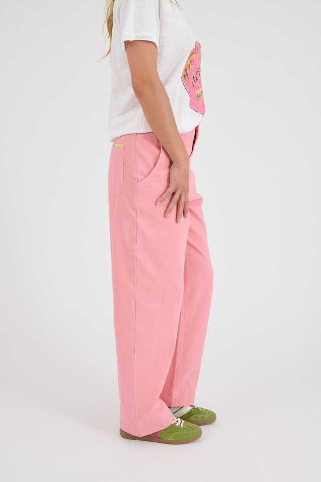 AXEL TWILL Cotton Women's Trousers | Story Topic