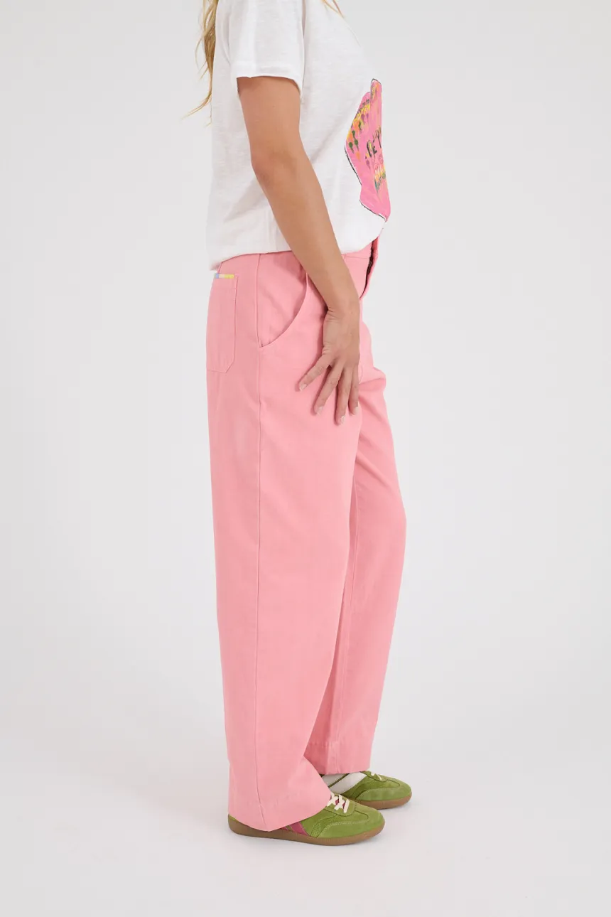 AXEL TWILL Cotton Women's Trousers | Story Topic