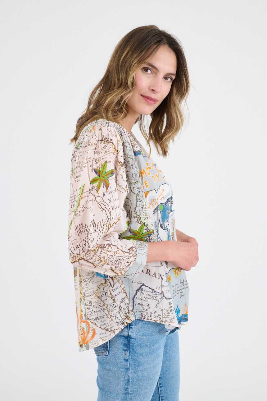 COCO DORA Women's Cotton Blouses | Story Topic