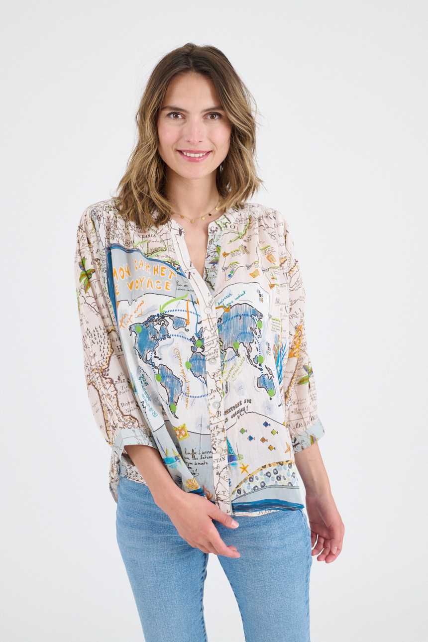 COCO DORA Women's Cotton Blouses | Story Topic