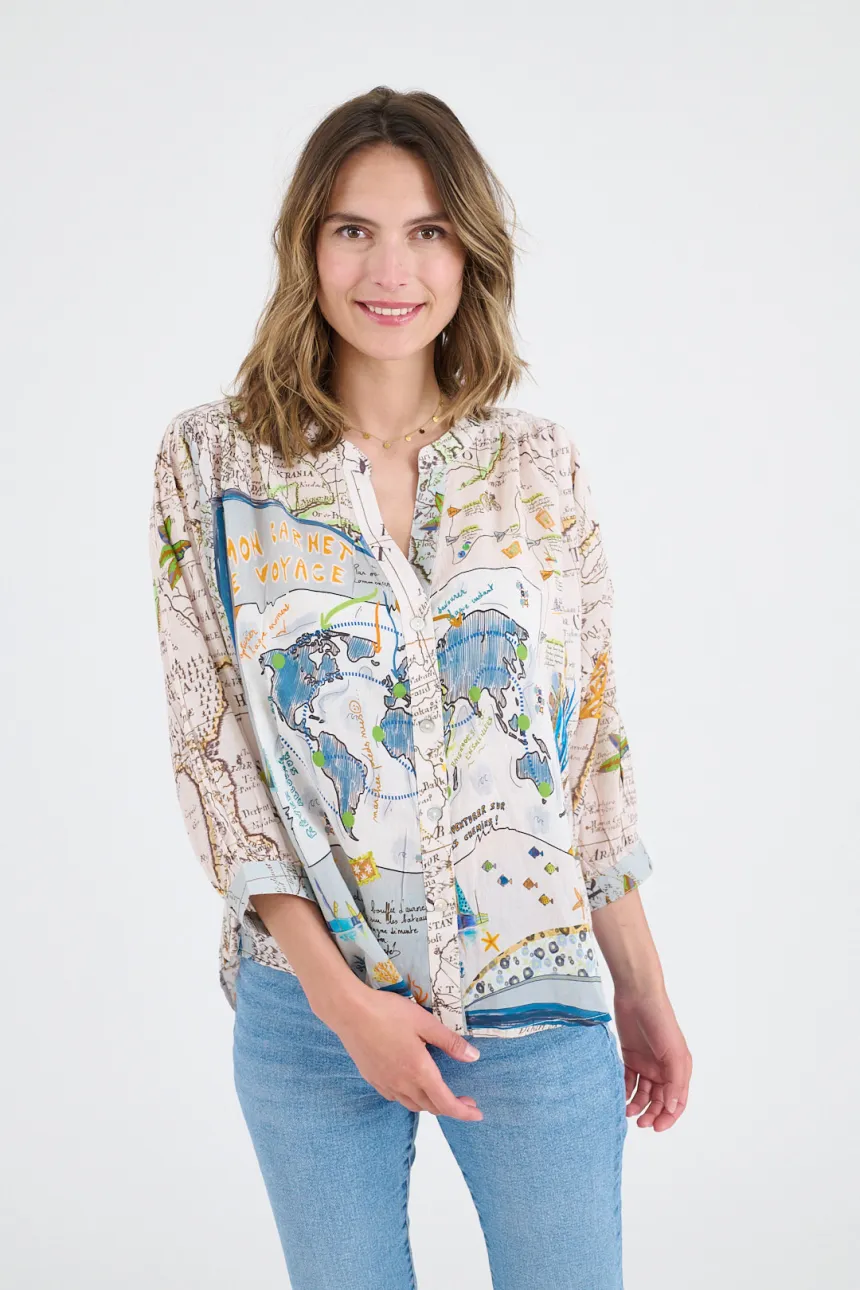 COCO DORA Women's Cotton Blouses | Story Topic