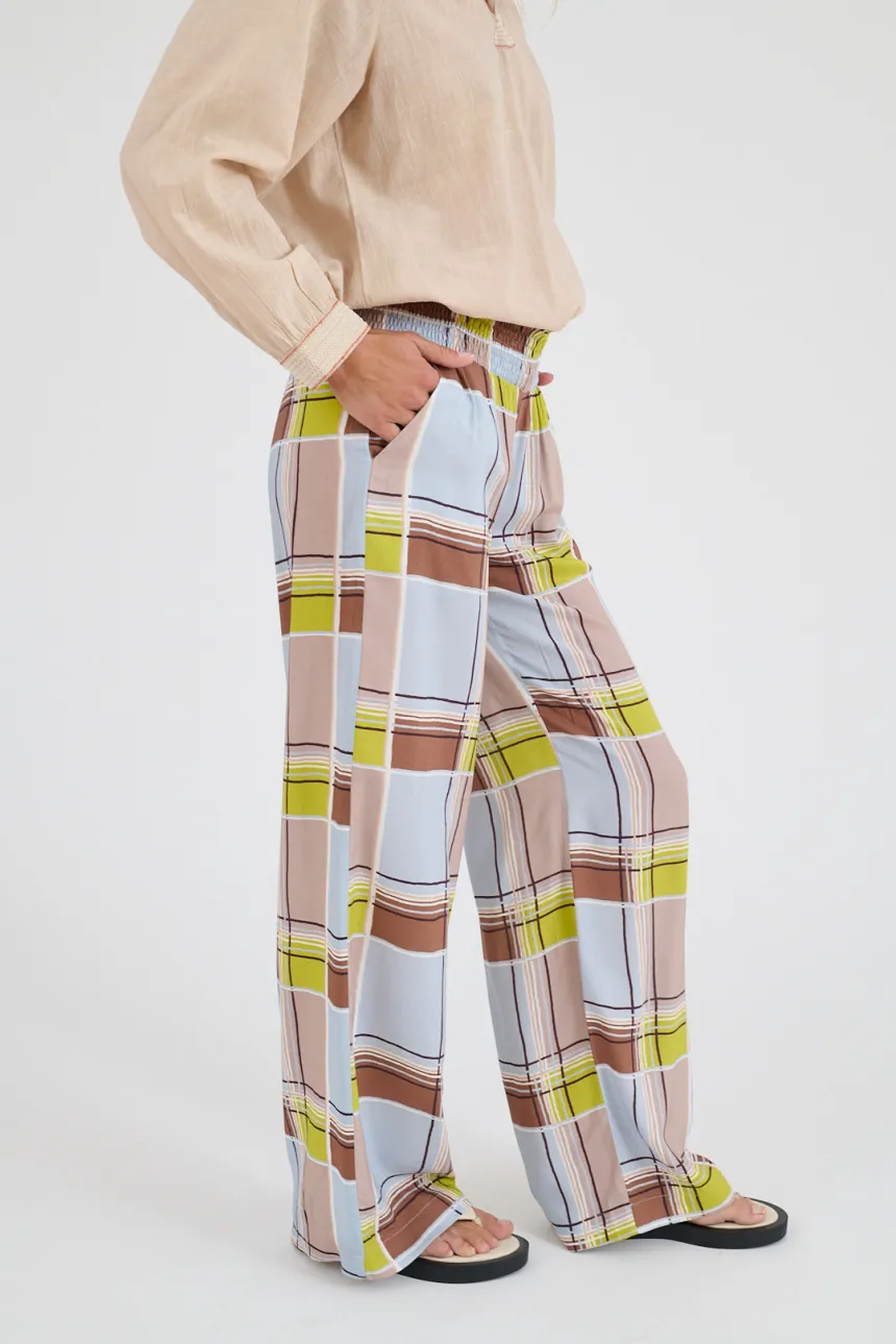 EMILE AYO Viscose Trousers for Women | Story Topic