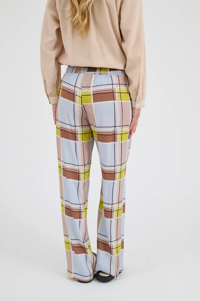EMILE AYO Viscose Trousers for Women | Story Topic