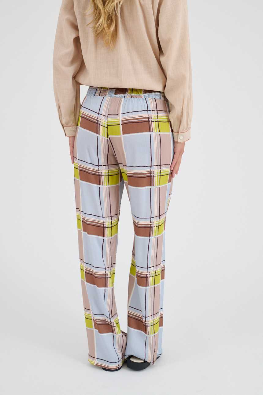 EMILE AYO Viscose Trousers for Women | Story Topic