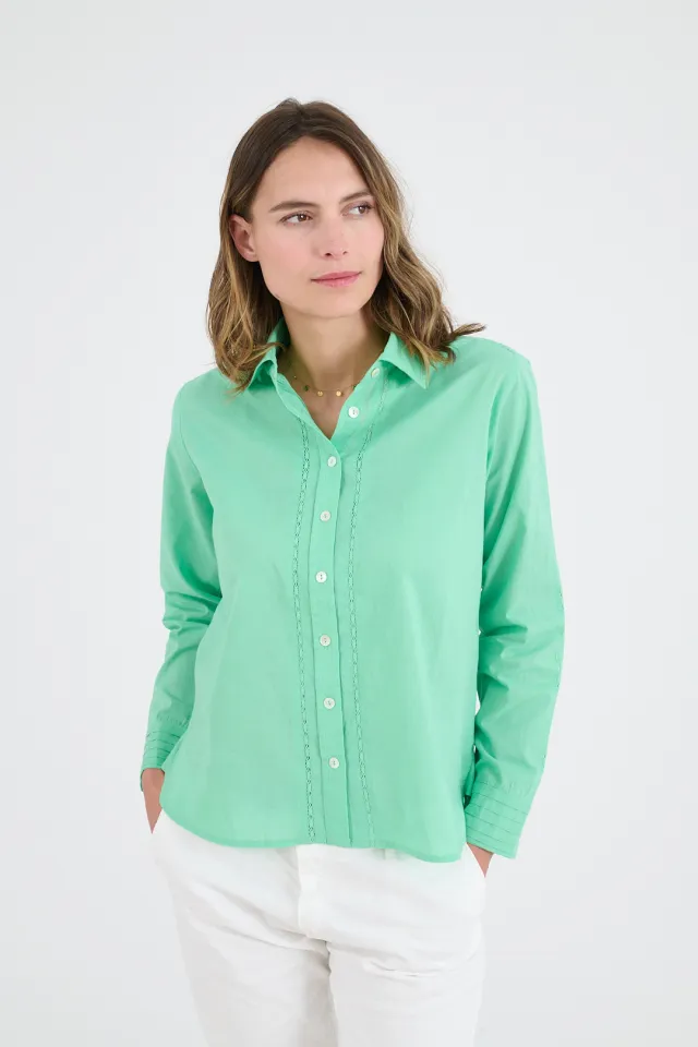 FRAN CALAS Cotton Shirts for Women | Story Topic