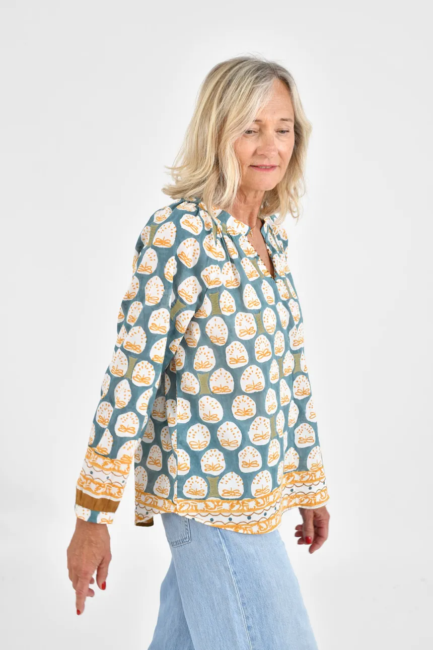 IRIS EPI Cotton Blouses for Women | Story Topic