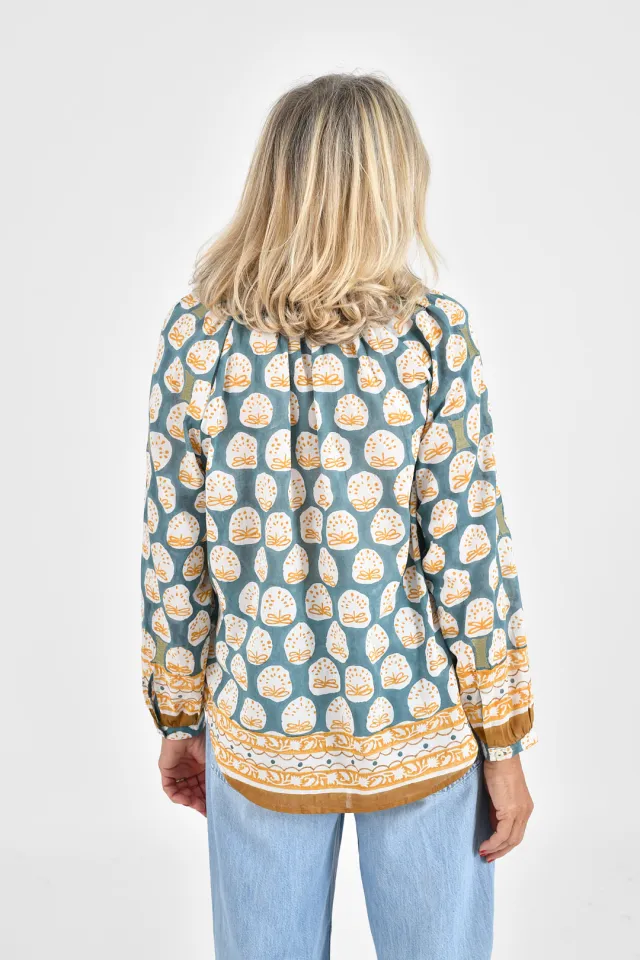 IRIS EPI Cotton Blouses for Women | Story Topic